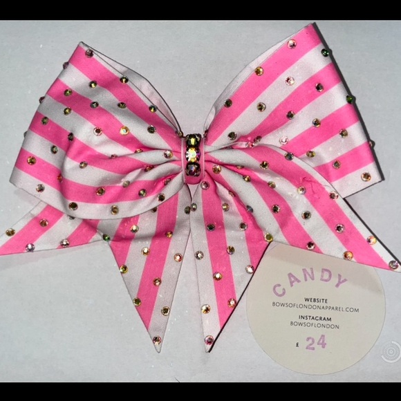 “Candy” Bows of London Cheer Bow - Picture 2 of 7